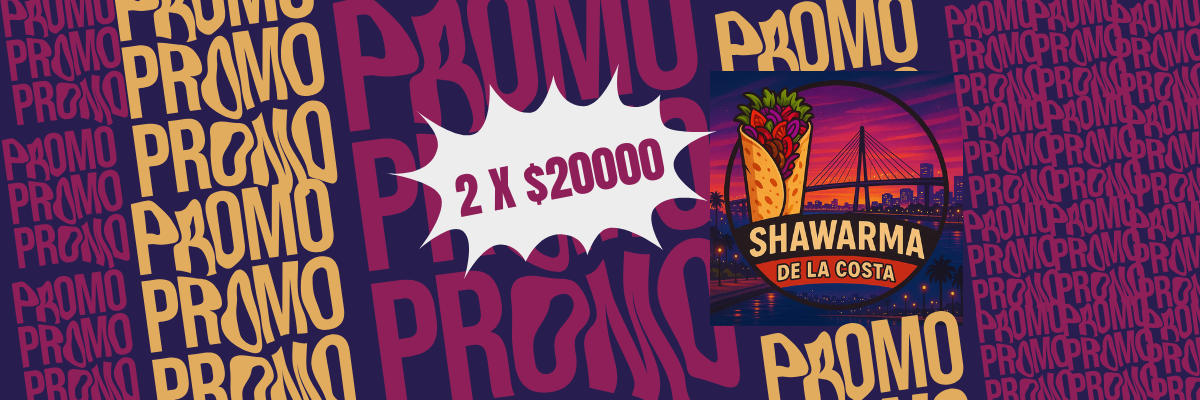 Promoción 2x1 Shawarmas